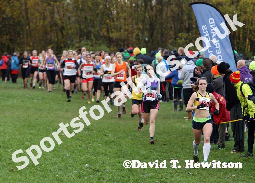 Sarah McDonald (Jarrow) leads the NEHL, Jarrow. David T. Hewitson/Sports for All Pics
